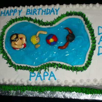 Swimming Pool Cake