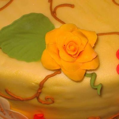 My First Gumpaste Rose