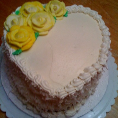 Yellow Rose Cake
