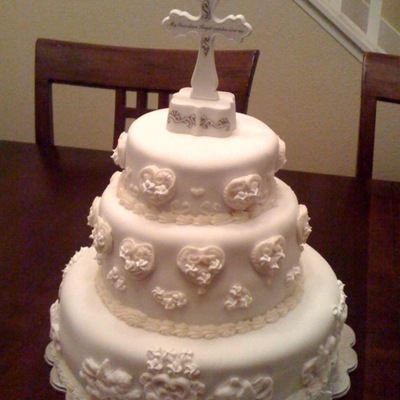 Bella's Baptism Cake