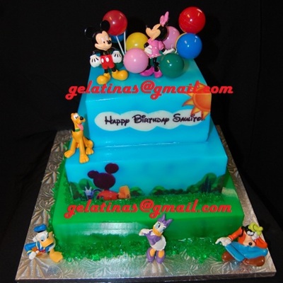 Disney's Clubhouse Cake