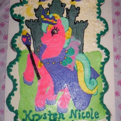 My Little Pony Cupcake Cake