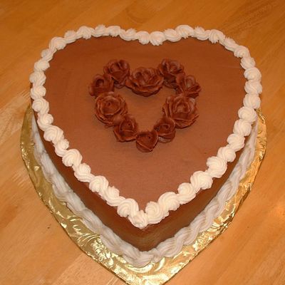 Chocolate Heart Cake