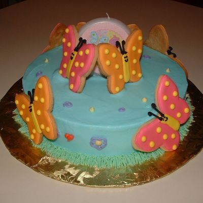 Butterfly Cookie Cake