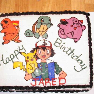 Pokemon Birthday Cake