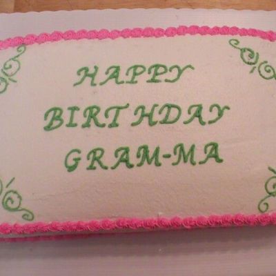 Mom's Birthday Cake