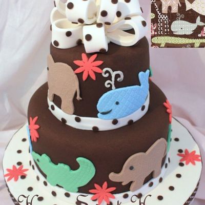 Brown Jungle Baby Shower