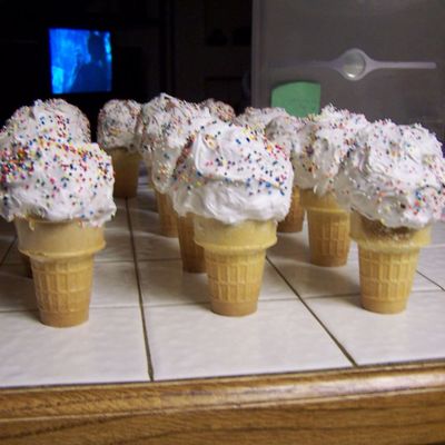 Cupcake Ice Cream Cones
