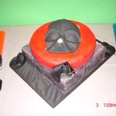 Star Wars/darth Vader Cake