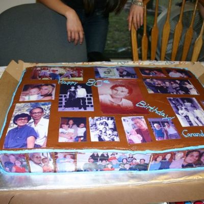 Grandma's 80Th Birthday Cake
