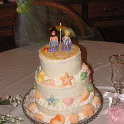 Beach Wedding Cake