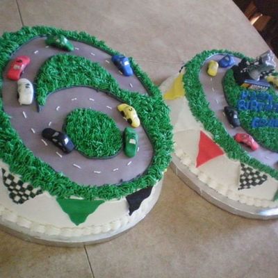 Nascar Racetrack Cake