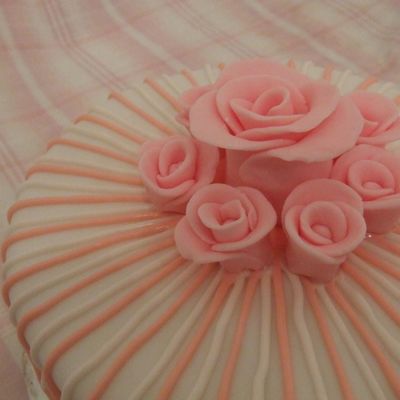 Pink Rose Cake