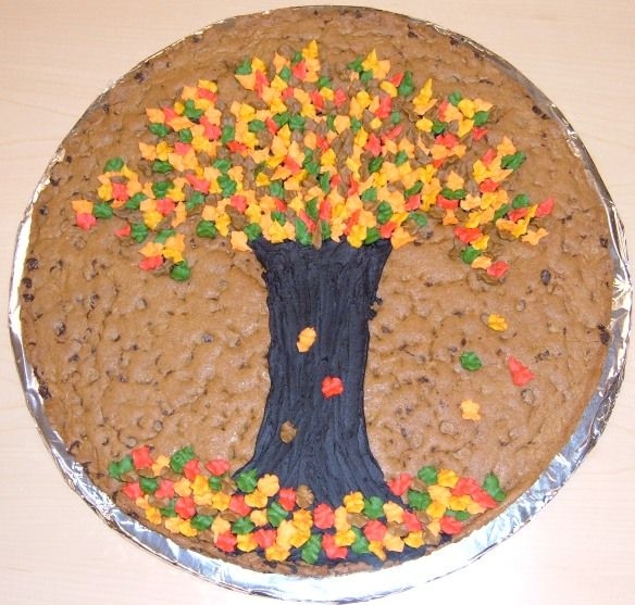 Autumn Cookie Cake