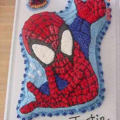 Justin's Spiderman Cake