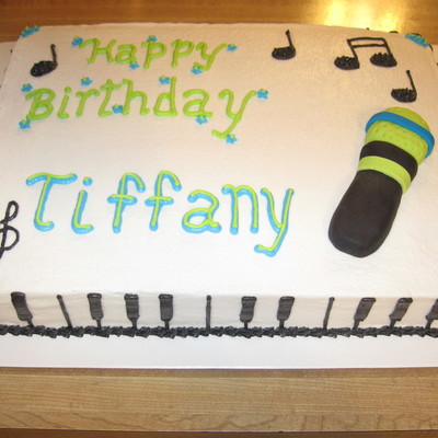 Birthday Cake For A Musician