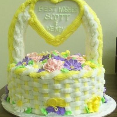 Engagement Flower Basket