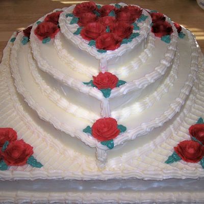 Red Velvet Heart Wedding