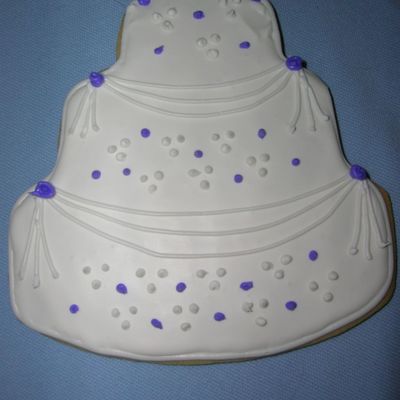 Wedding Cake With Colour