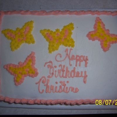 A Friend's Birthday Cake
