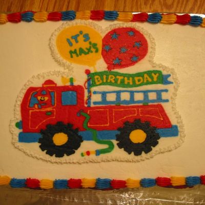 Firetruck Cake