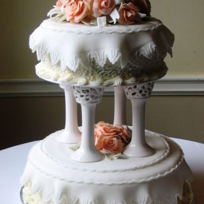 1St Tiered Cake - Very Nervous