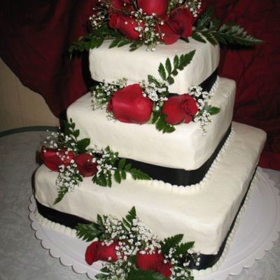 Robbie And Michelle's Wedding Cake