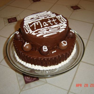 Lindor Chocolate Truffle Birthday Cake