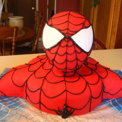 Spiderman Birthday Cake