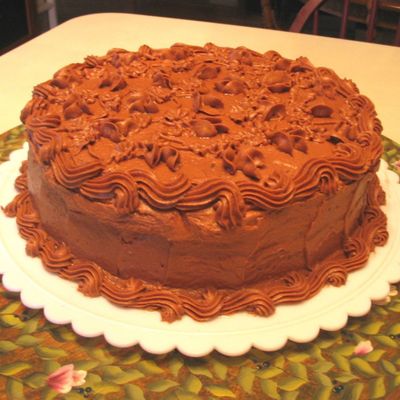 Chocolate Fudge Cake W/ Chocolate Buttercrean