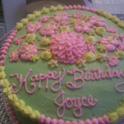 Flower Birthday Cake