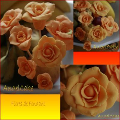 My First Roses..fondant