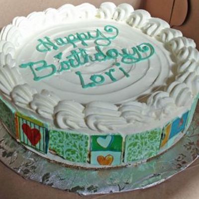 Chocolate Transfers On Cheesecake