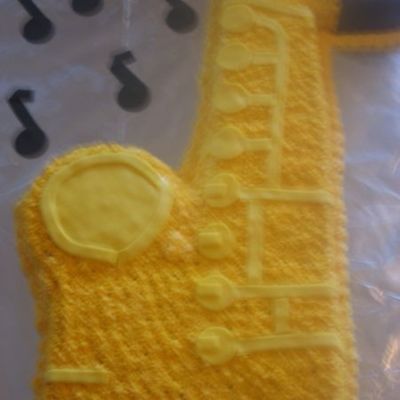 Saxophone Cake