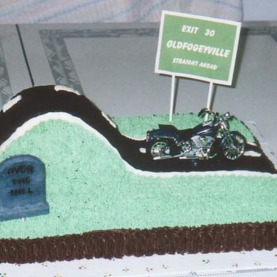 Harley Over The Hill