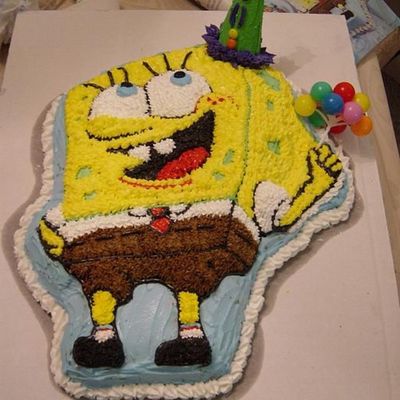 Sponge Bob Birthay Cake