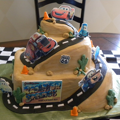 Radiator Springs Cake