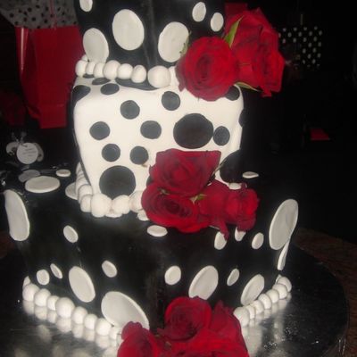 Black And White Polka Dots