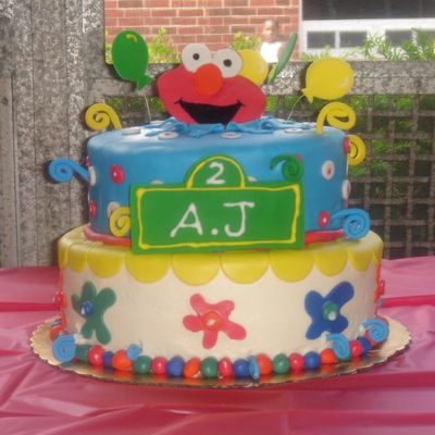 Elmo Cake