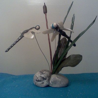 Dragonflies Cake Topper