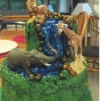Jungle Birthday Cake