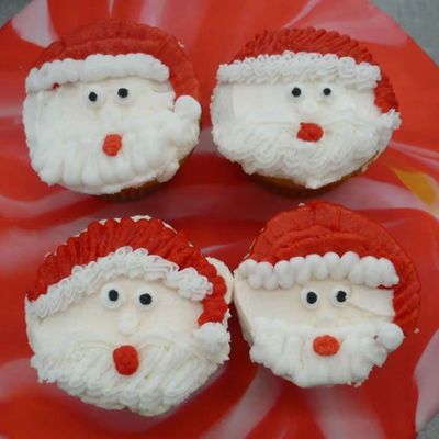 Santa Cupcakes