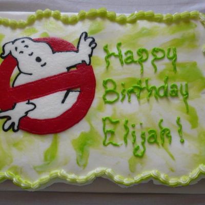 Ghost Busters Cupcake Cake