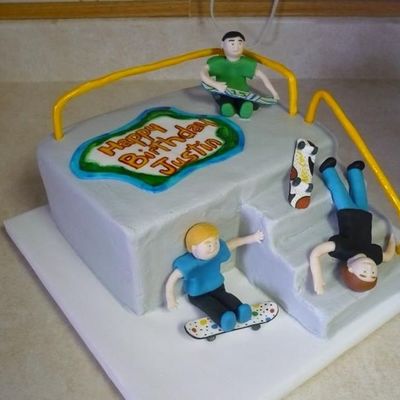 Skate "park" Cake