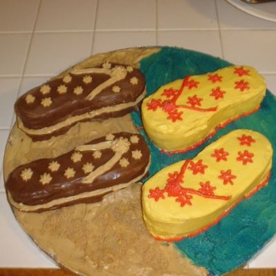 Flip Flops On The Beach