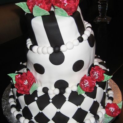 Black And White Cake