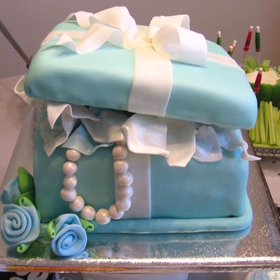 Tiffany Box Cake