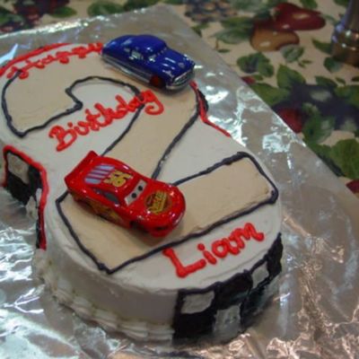 Racetrack Theme With Cars