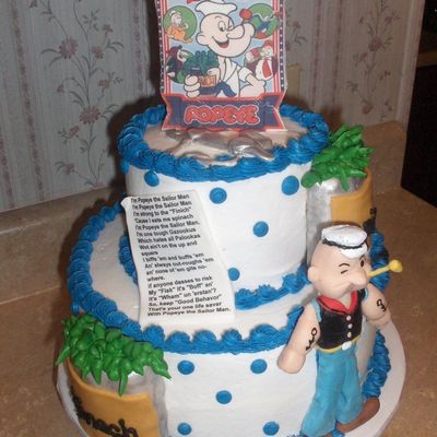 Yam What I Yam Popeye Cake