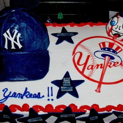 Go Yankees Cake